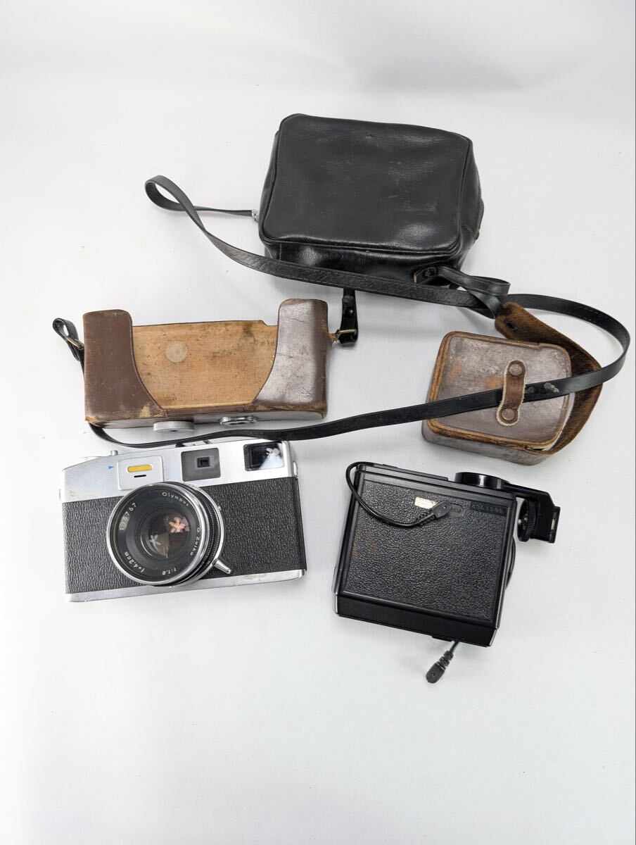 ★希少・ケース付★ OLYMPUS-AUTO レンジファインダー G.Zuiko 4.2cm F1.8 オリンパス ナショナルストロボ　管理DO51