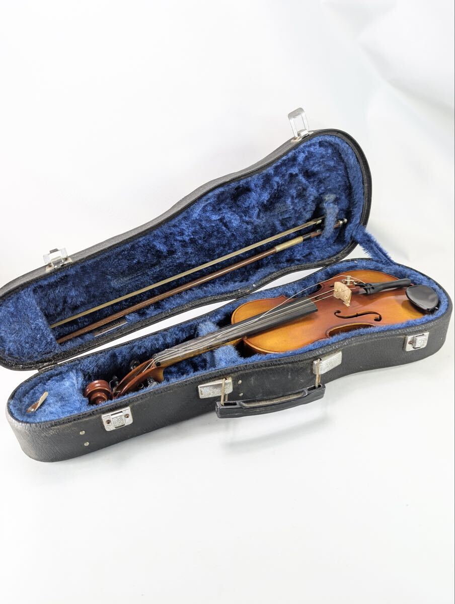 スズキ バイオリン k18 No.220 SUZUKI 鈴木バイオリン 分数 弦楽器 ケース・弓付き 入門用 練習用 管理DO165