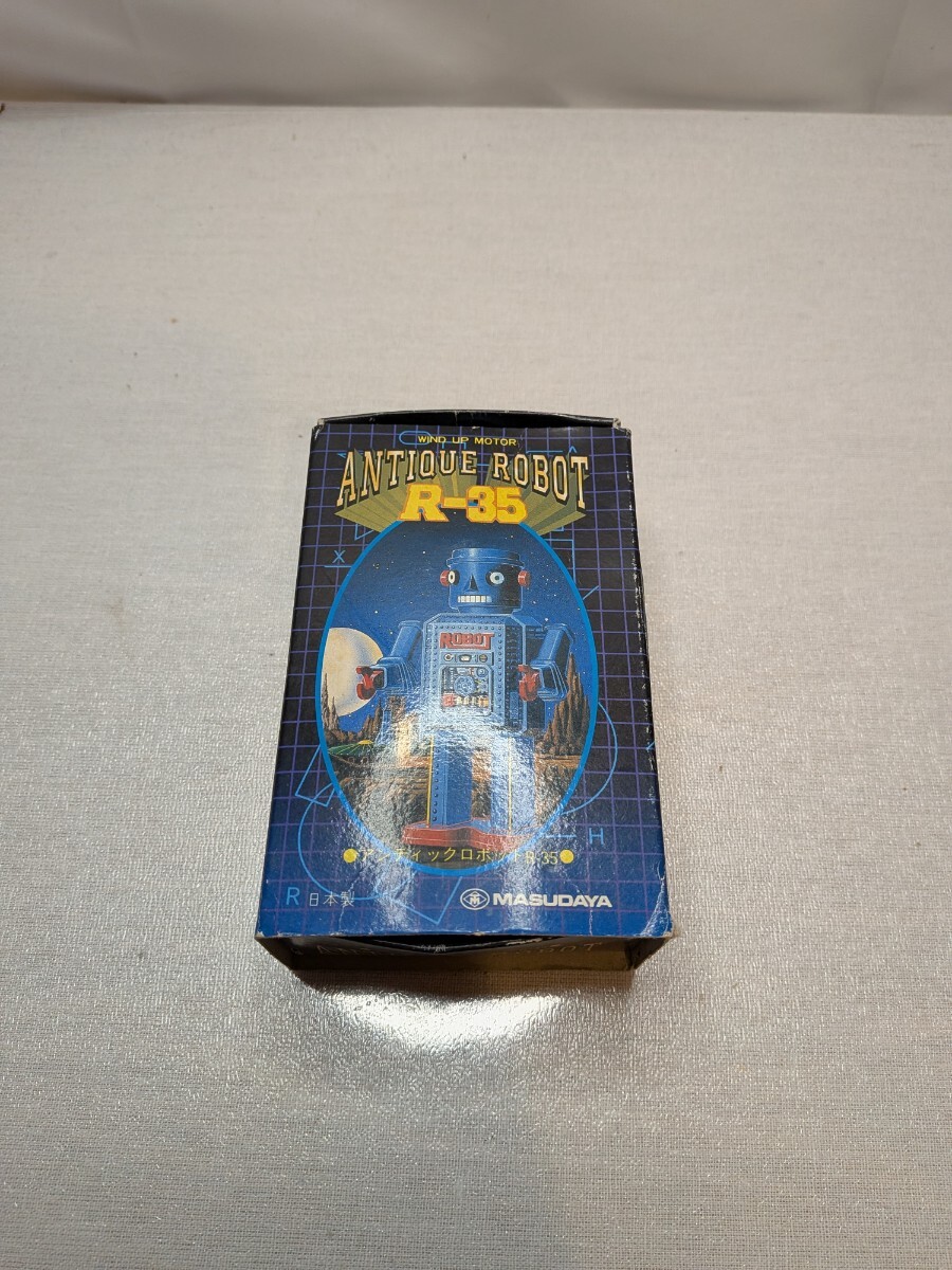 M-181/マスダヤ アンティークロボット R-35 ブリキ　おもちゃ