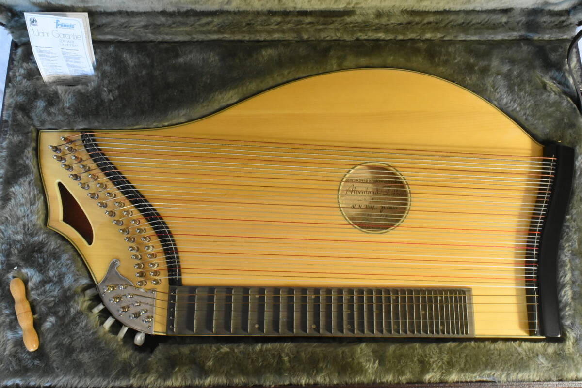 チター　ツィター　Framus　33弦＋5弦　民族楽器　コンサートチター　ハードケース付き　⑥