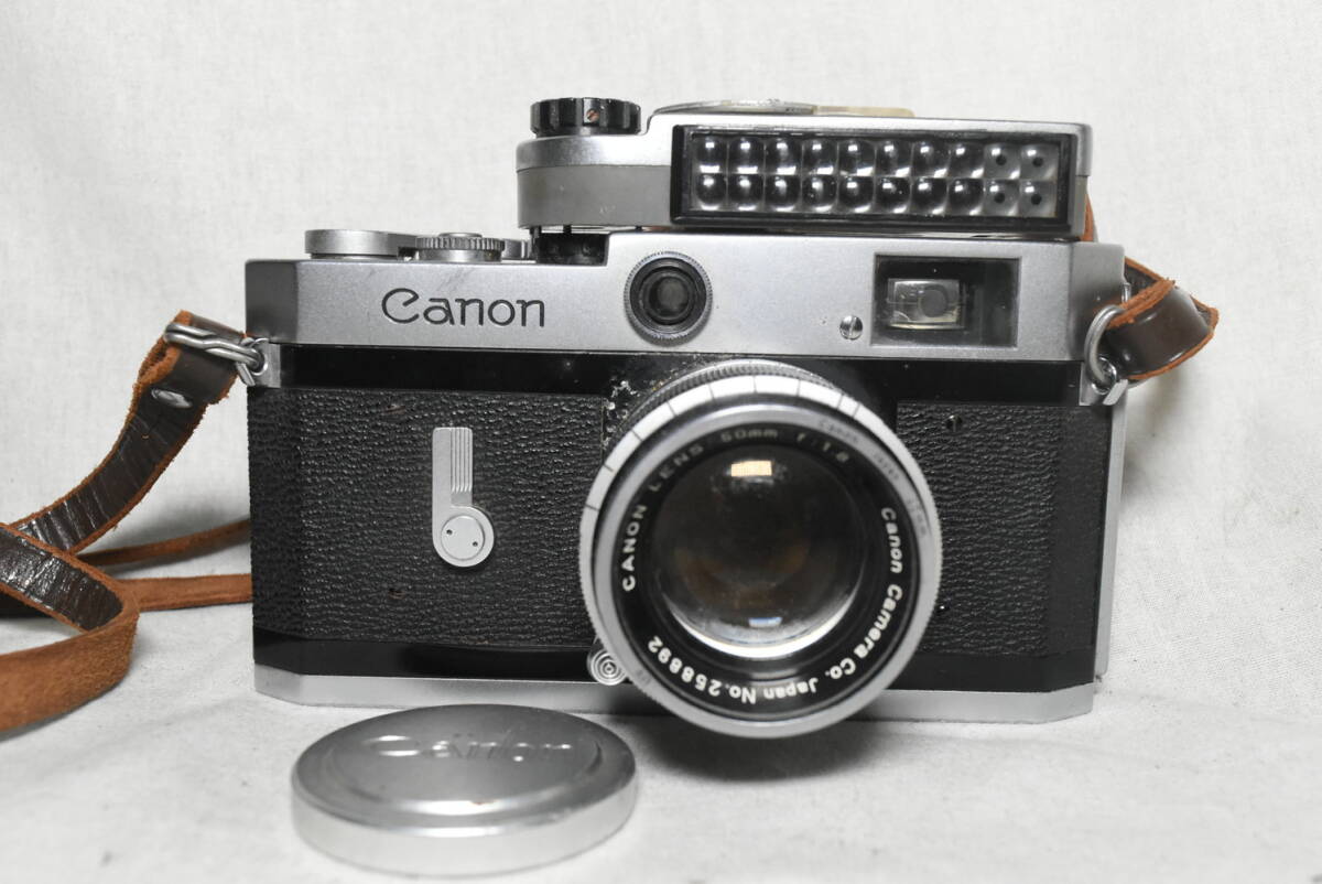 Canon　キャノン　P　ポピュレール　レンジファインダー　フィルムカメラ　露出計　CANON LENS 50mm f:1.8　レンズ