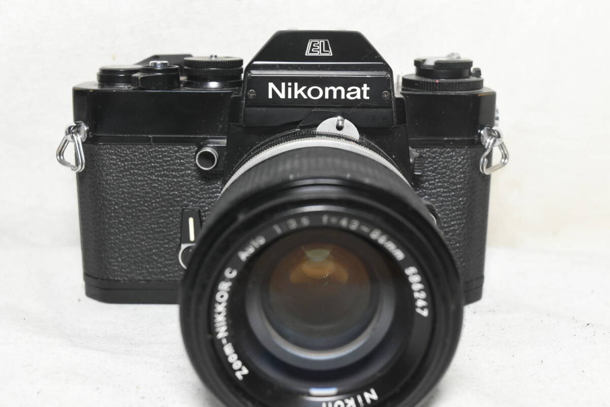 Nikon　ニコン　Nikomat　EL　フィルムカメラ　Zoom-NIKKOR・C　Auto　1:3.5 f=43-86 レンズ