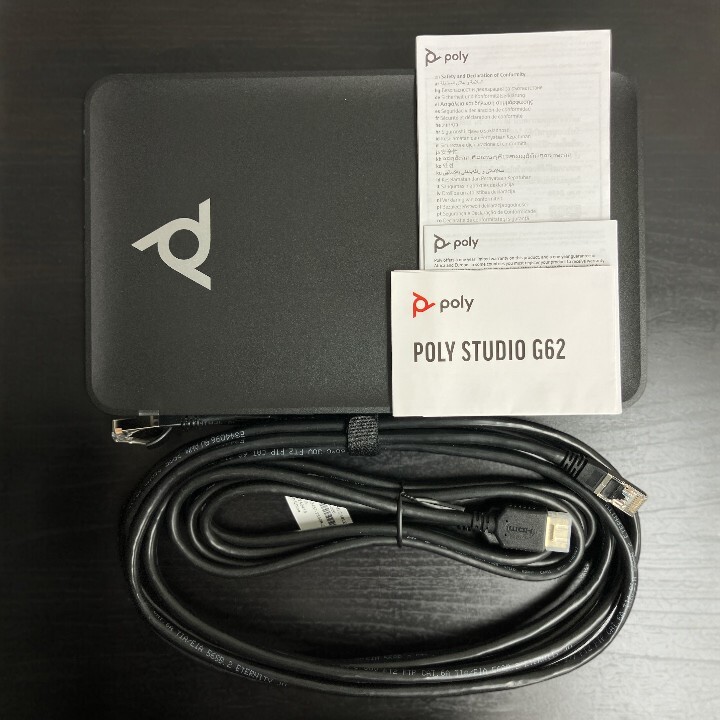 【4K対応・美品】Poly Studio G62 ビデオ会議システム 大規模室向け モジュラー設計 Teams/Zoom認定 マグネット/PoE+対応 106-A1