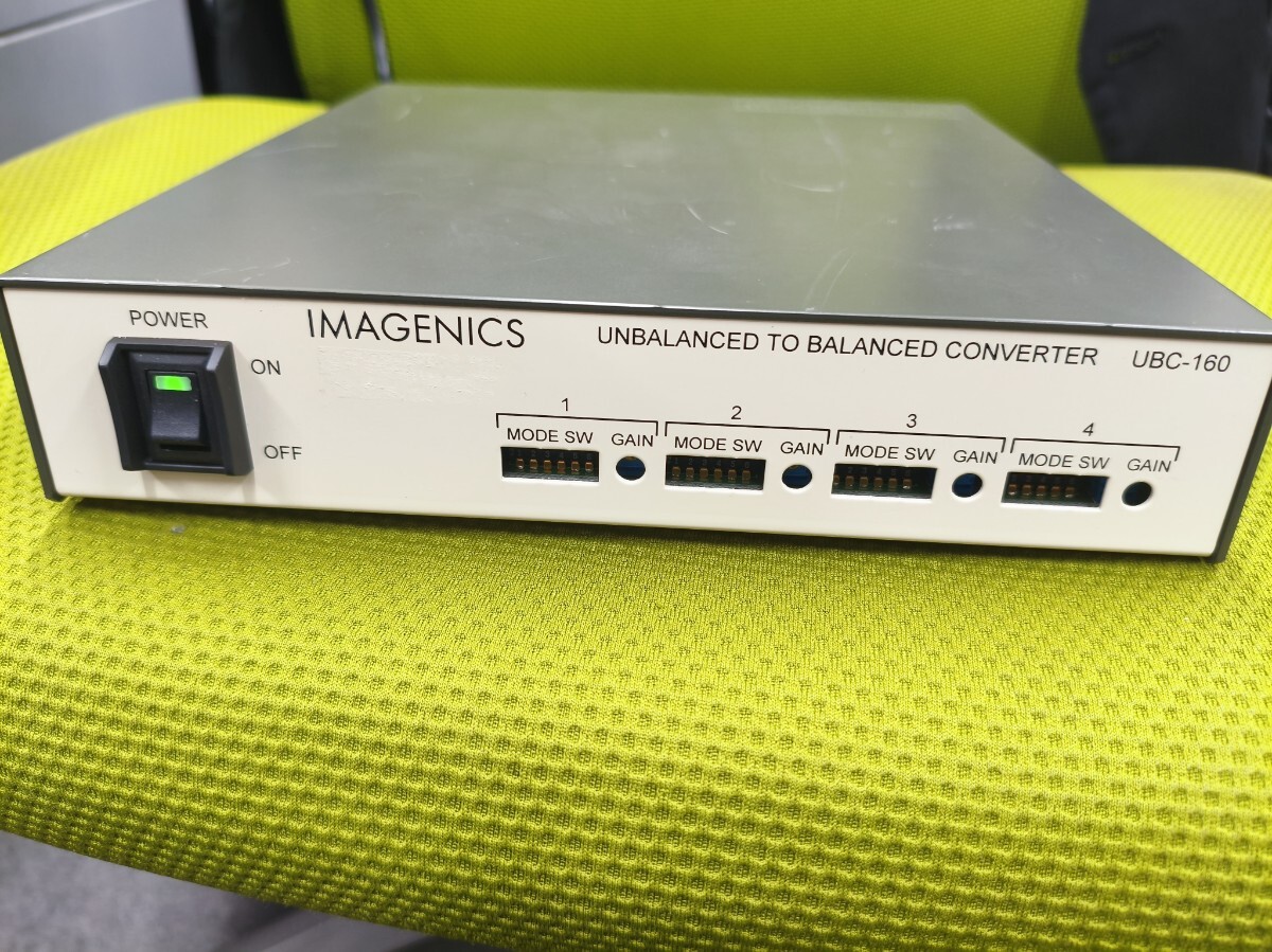 IMAGENICS【UBC-160】アンバランス入力・バランス出力変換器