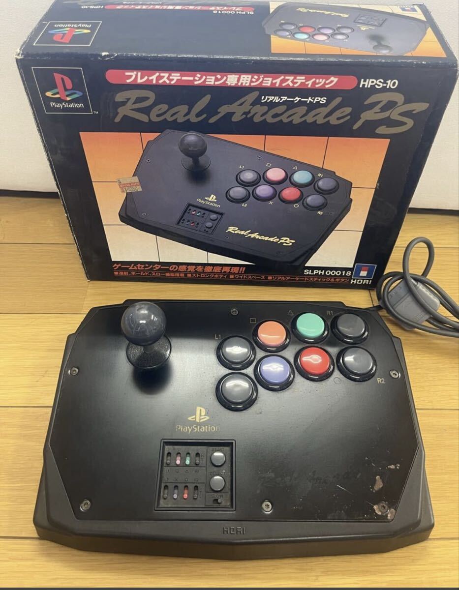 T03156② 1円〜 HORI リアルアーケードPS HPS-10 箱付 