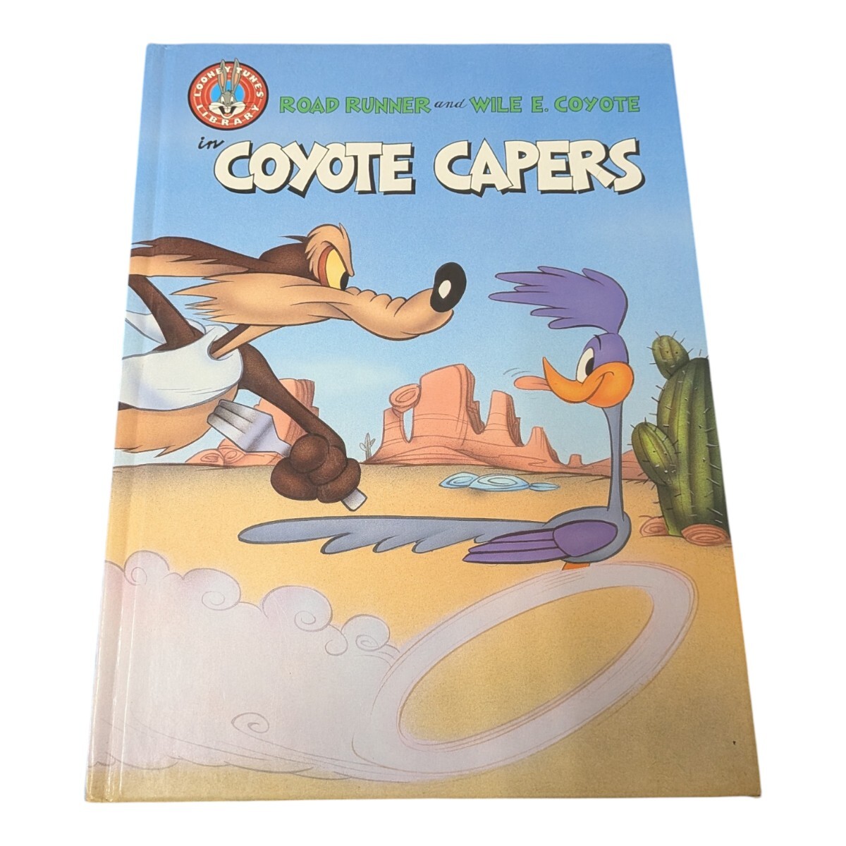 ★ワイリーコヨーテとロードランナー 絵本 洋書 1990年 レトロ ルーニーティーンズ COYOTE CAPERS★