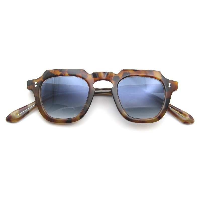 未使用 Lesca LUNETIER レスカ ルネティエ サングラス ADOK フランス製 アドック Upcycling acetate 053-A デミブラウン 65009952