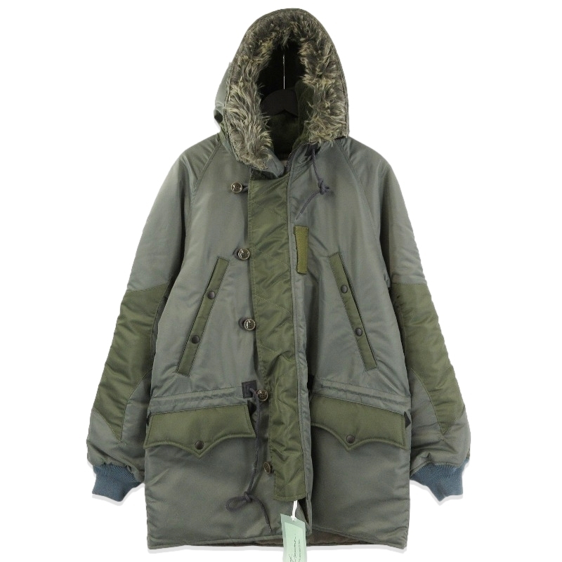 未使用 AZUMA アズマ WESTERN N-3A FLIGHT JACKET 25AH-CO-01 フライトジャケット ミリタリージャケット カーキ 0 71015196