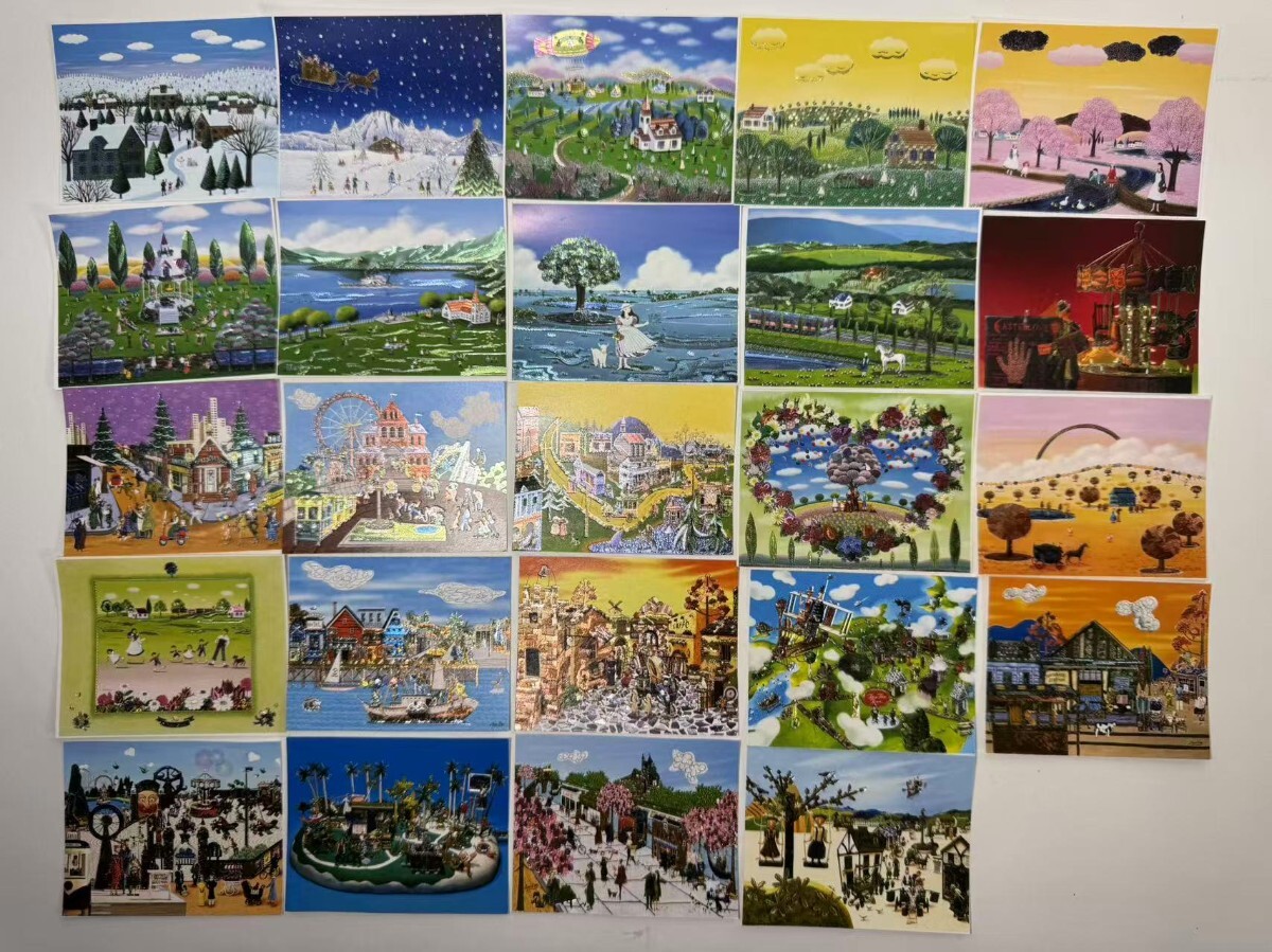 AS505 シャドーボックス プリント　TamTam 大量まとめ売り　デコパージュ 3D立体画　詳細不明　現状品