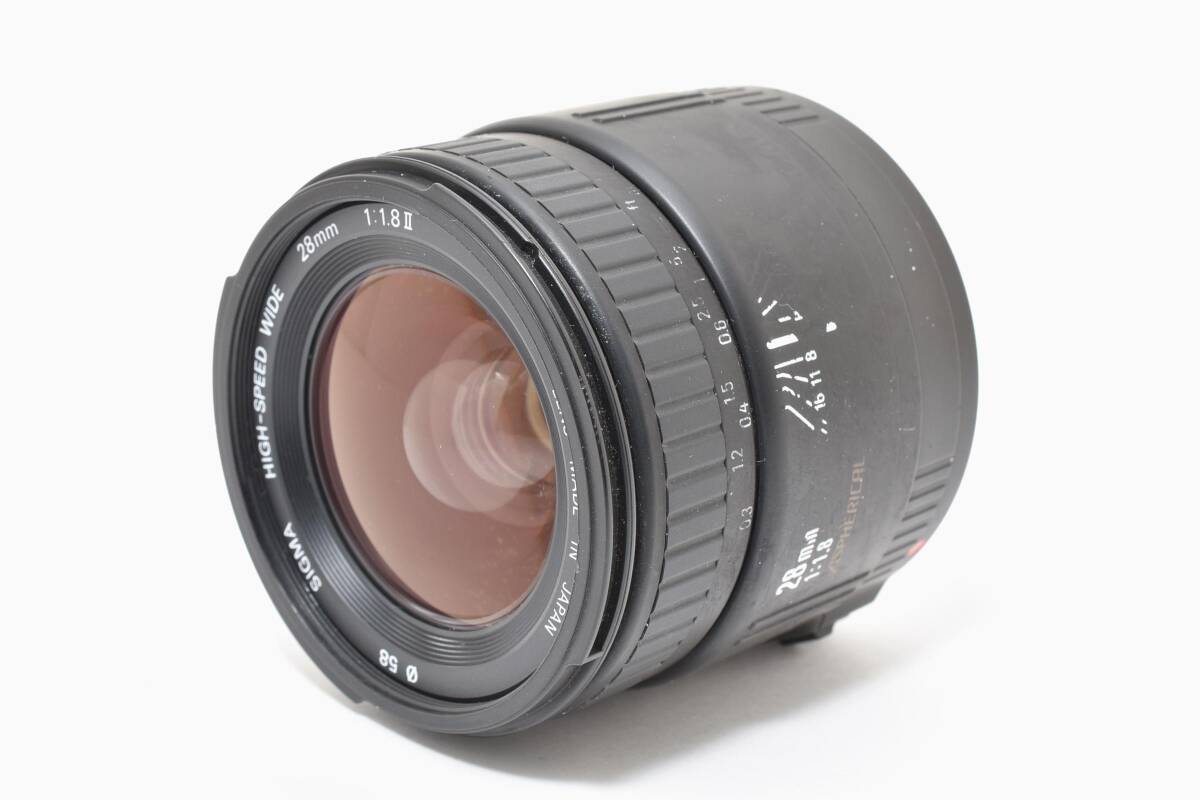 ★希少品★シグマ SIGMA HIGH-SPEED WIDE 28mm F1.8 Ⅱ キャノン用★ 50 #4478