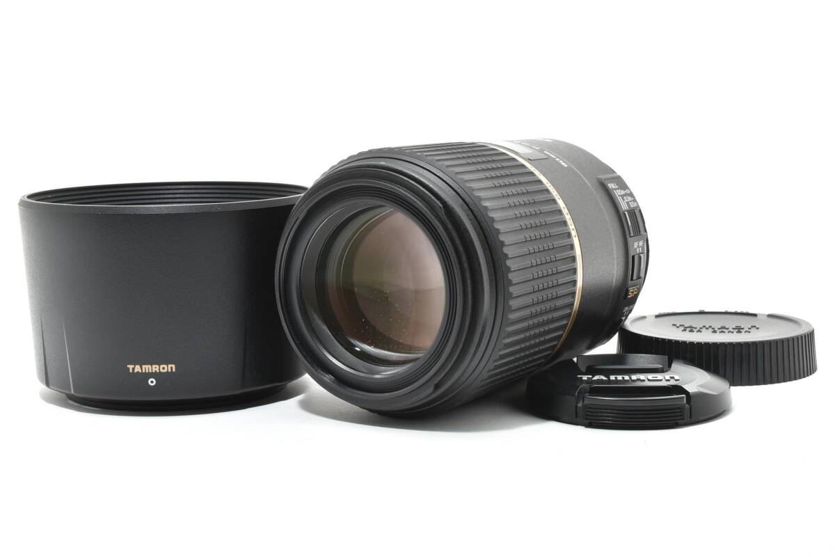 ★良品★タムロン TAMRON SP 90mm F2.8 Di MACRO 1:1 VC USD F004 キヤノン用★ W0310＃4529