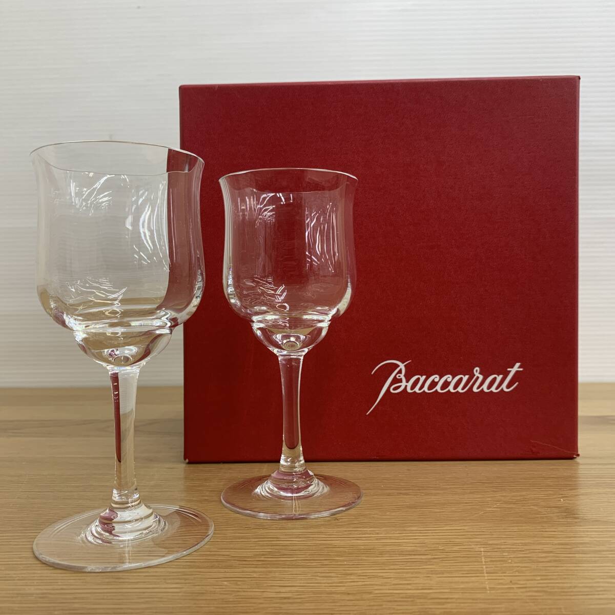 Baccarat バカラ カプリ ワイングラス ペア 箱付