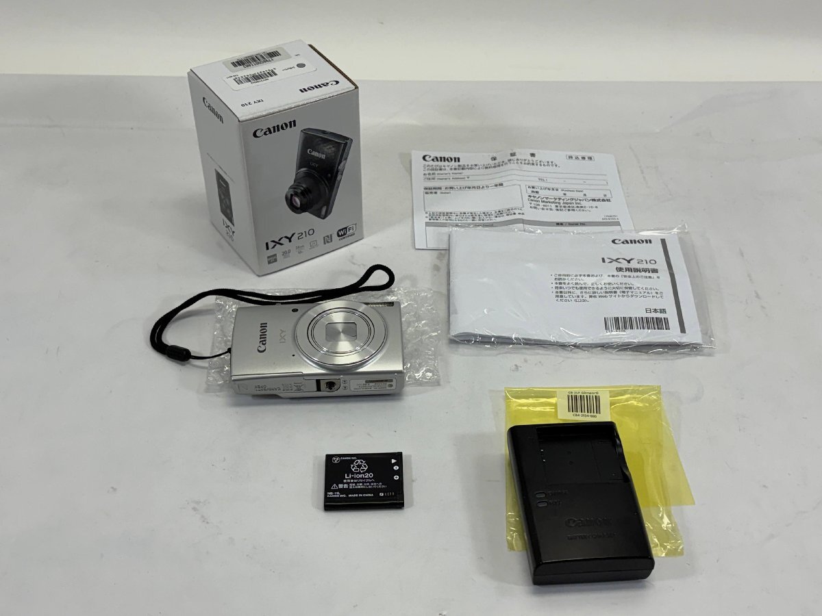 【 中古 】CANON コンパクトデジタルカメラ　IXY210　シルバー　きれい