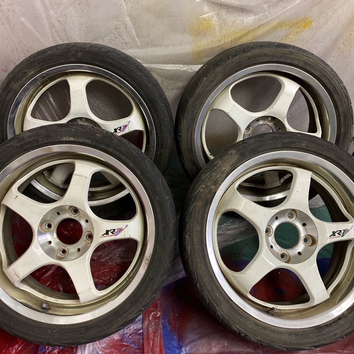 XR Longchamp 17インチ 4穴 ホイール タイヤセット 4本 4H