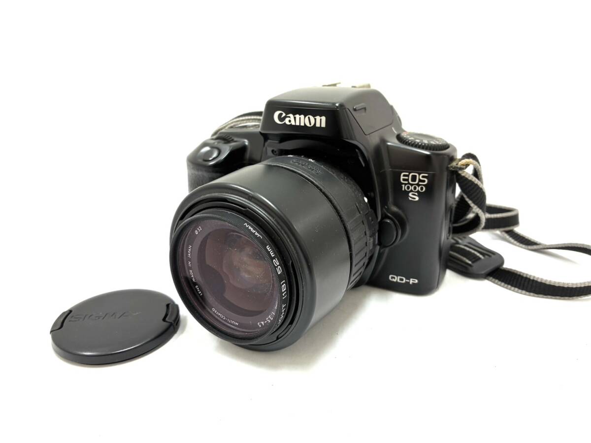 canon キャノン フィルム一眼レフカメラ EOS1000S 4329632 SIGMA シグマレンズ 3262 ZOOM28-70mm 1:3.5:4.5 動作未確認 現状品 1円出品 W