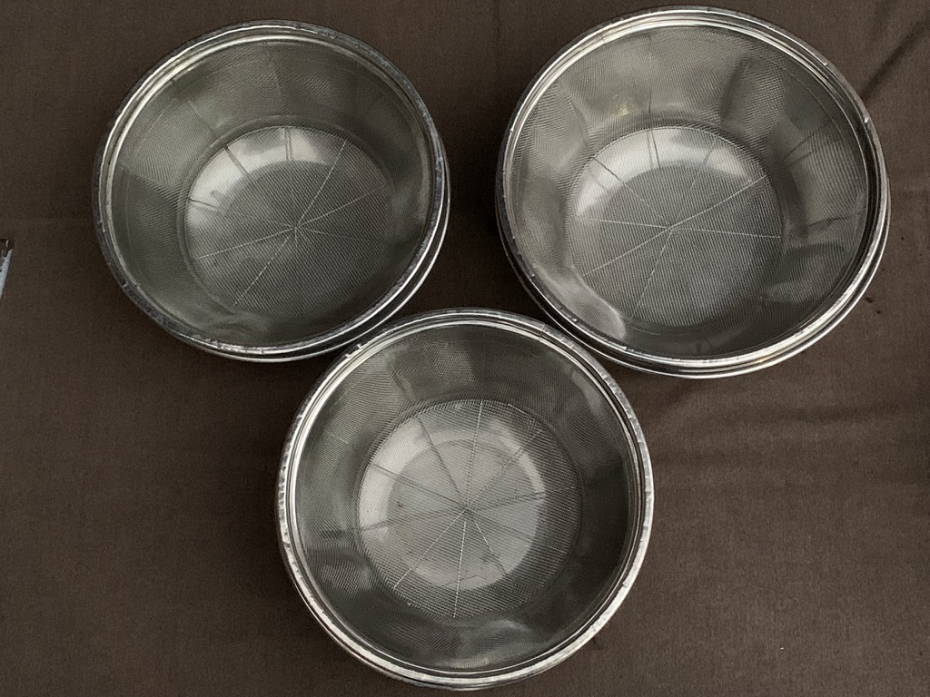 【中古】ボール・ざる 合計6点セット 32cmセット 2点、34cmセット 1点