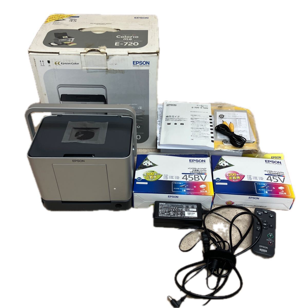 B0977 通電確認済み EPSON はがきフォトプリンター Colorio-me E-720 エプソン カラリオミー フォトプリンター はがきプリンター