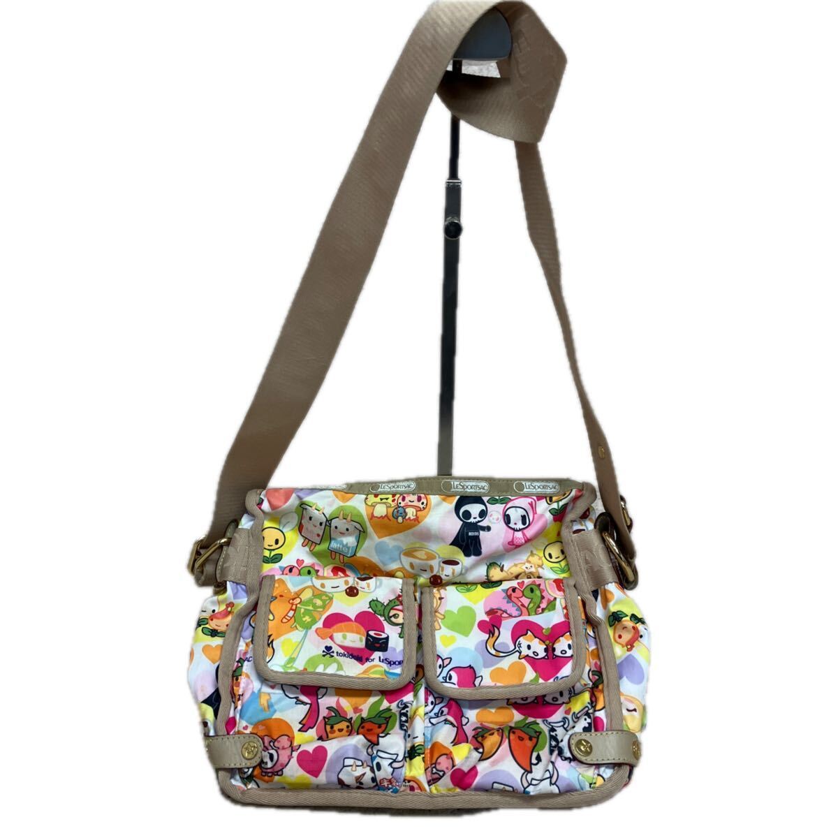 Q0513 tokidoki for LESPORTSAC レディース ショルダーバッグ マルチカラー 婦人鞄
