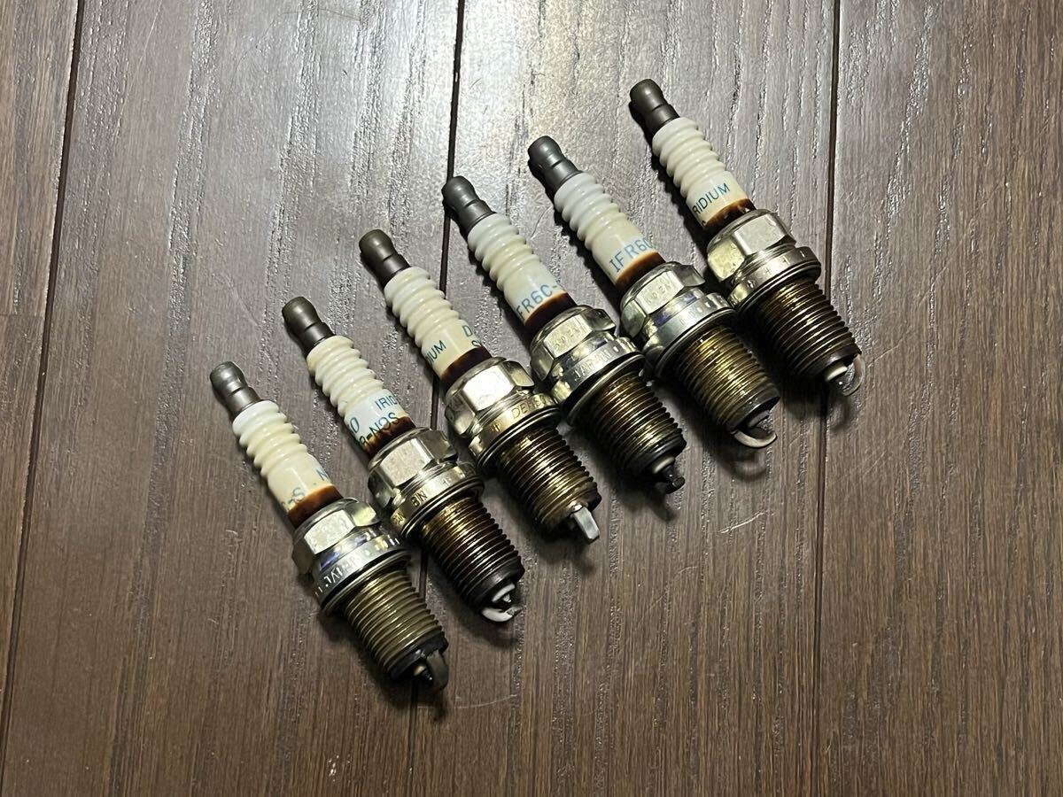 【純正の中古です】ホンダ ライフ JC1 ターボ P07At 純正イリジウムプラグ 6本セット HONDA LIFE DIVA JB7等にも