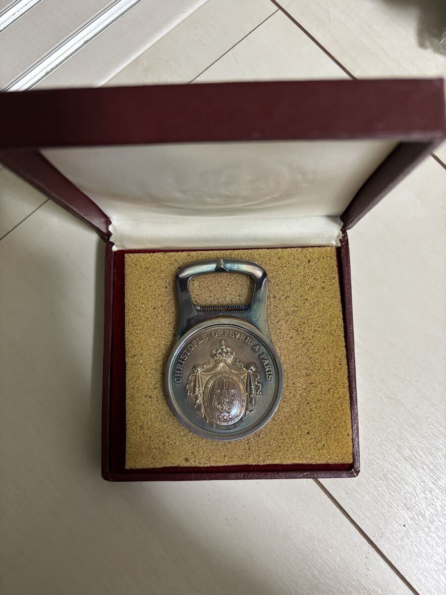 フランス製 クリストフル シルバーボトルオープナー 栓抜き 箱付き