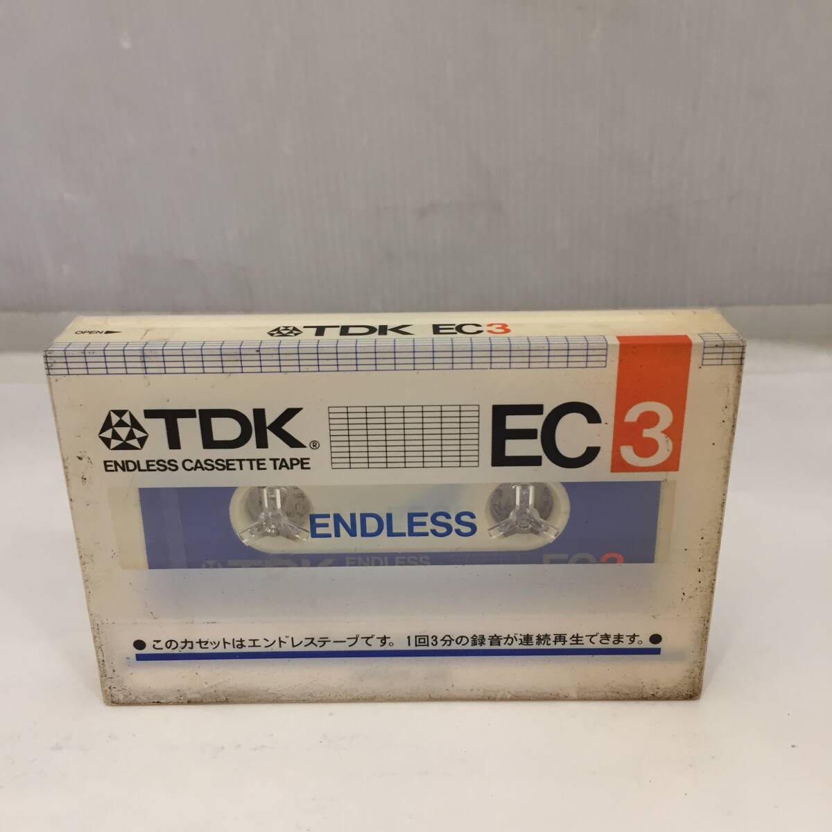 F030511◎⑪【未使用・未開封】TDK EC ３ エンドレステープ 3分 ENDLESS CASSETTE TAPE カセットテープ Normal TYPEⅠノーマルポジション◎