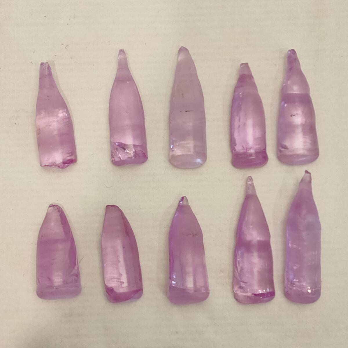 092002●合成サファイア ハーフブール 総重量149g まとめて●