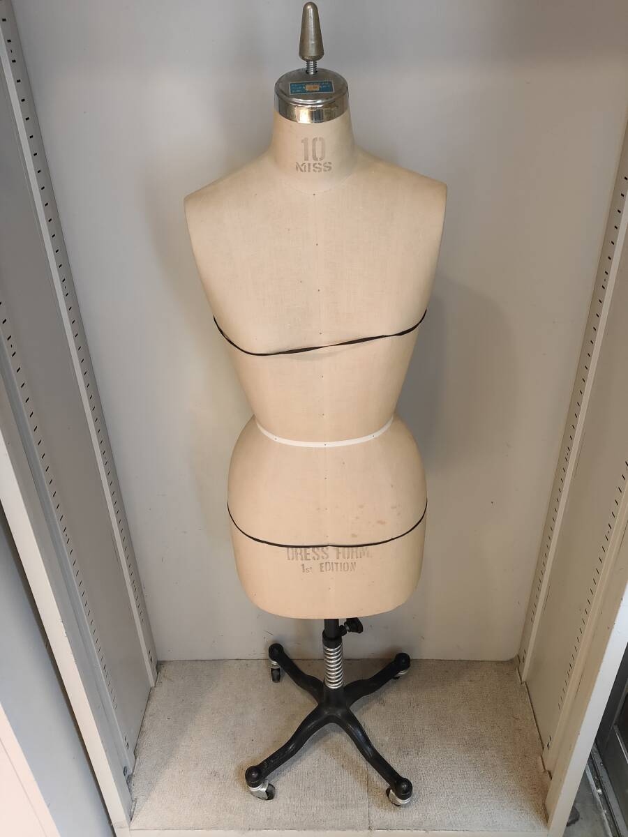 032204●大洋工芸 アミコファッションズ ドレスフォーム MISS 10号 1st EDITION キャスター付 女性 トルソー マネキン●