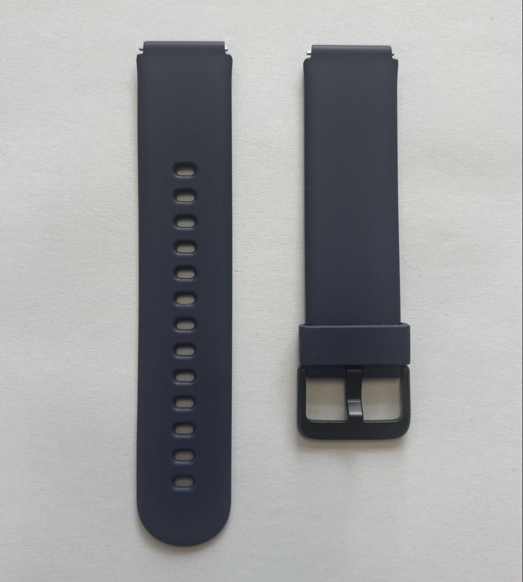 スマートウォッチ 腕時計 用交換 ベルト バンド シリコン 幅20mm 青
