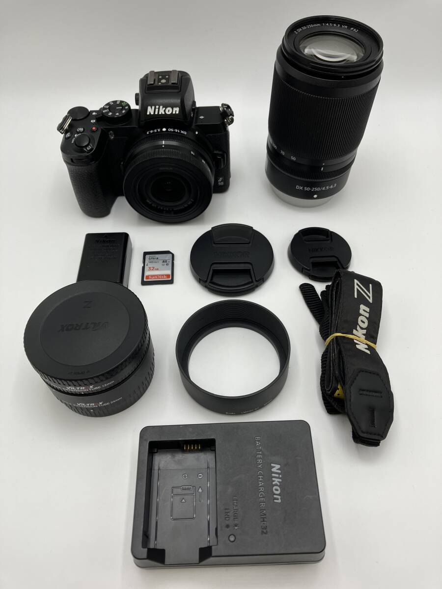【動作確認済】Nikon Z50 ダブルレンズキット Z DX 16-50mm / Z DX 50-250mm