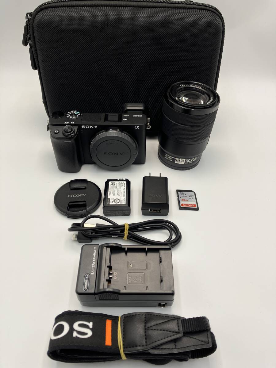 【動作確認済】SONY α6400 高倍率ズームレンズキット E 18-135mm F3.5-5.6 OSS