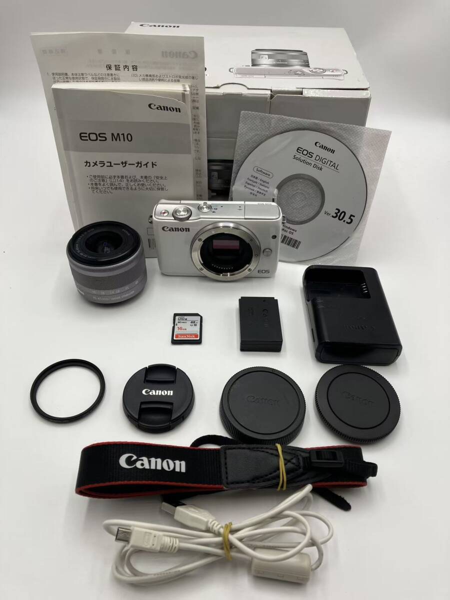 【動作確認済】Canon EOS M10 EF-M 15-45mm F3.5-6.3 IS STM レンズキット