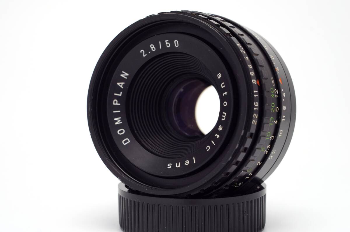 32【並品】M42 Pentacon Domiplan 2,8/50mm automatic lens (Meyer マイヤー) ドミプラン f2.8 絞りに問題あり