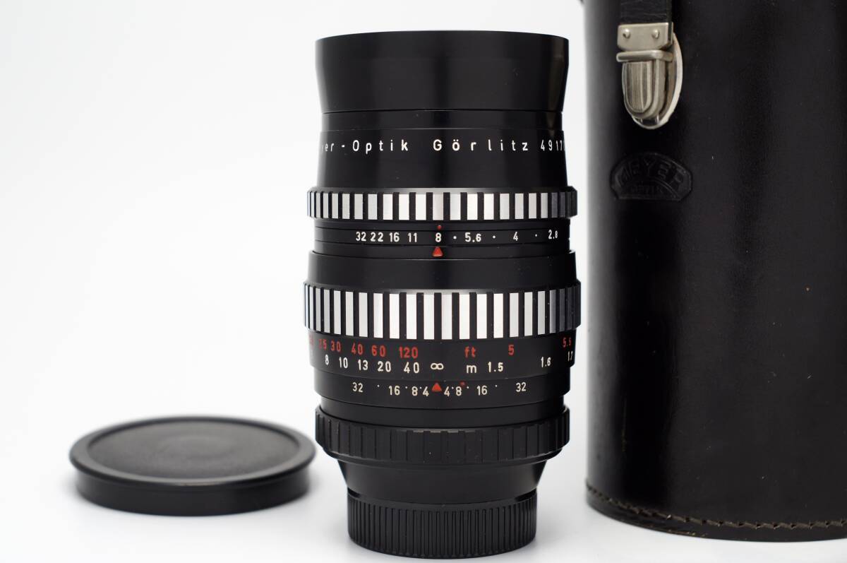 【美品】M42 Meyer-Optik Gorlitz Orestor 2,8/135mm マイヤー オレストア ゼブラ型 15枚羽 1965年製 f2.8 (75)