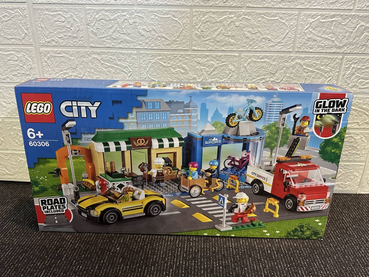 62S0130 LEGO レゴ 60306 CITY シティ 商店街 未開封