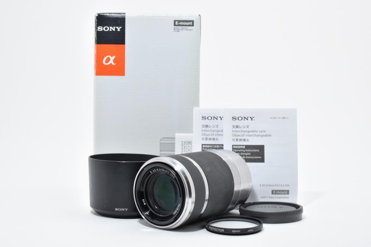 【箱付き】 SONY ソニー E 55-210mm F4.5-6.3 OSS レンズ ミラーレス一眼カメラ #4042B