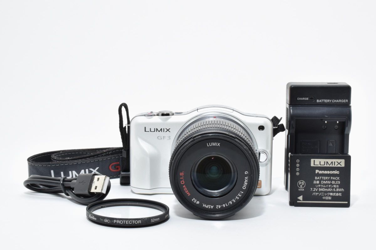 【大人気】 Panasonic パナソニック LUMIX DMC-GF3 レンズキット ミラーレス一眼カメラ #4044
