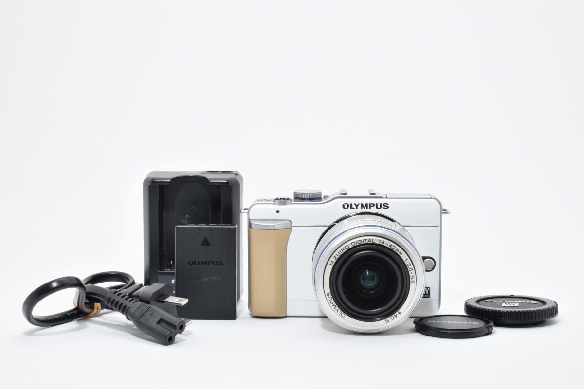 【大人気】 OLYMPUS オリンパス PEN E-PL1 レンズキット ミラーレス一眼カメラ #44-2