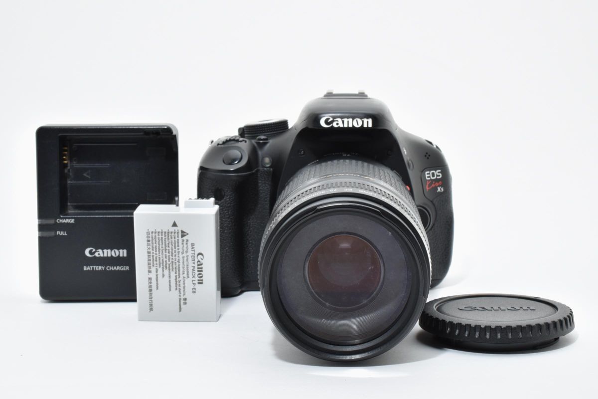 【大人気】 Canon キャノン EOS Kiss X5 レンズセット EF 75-300mm デジタル一眼カメラ #100-8