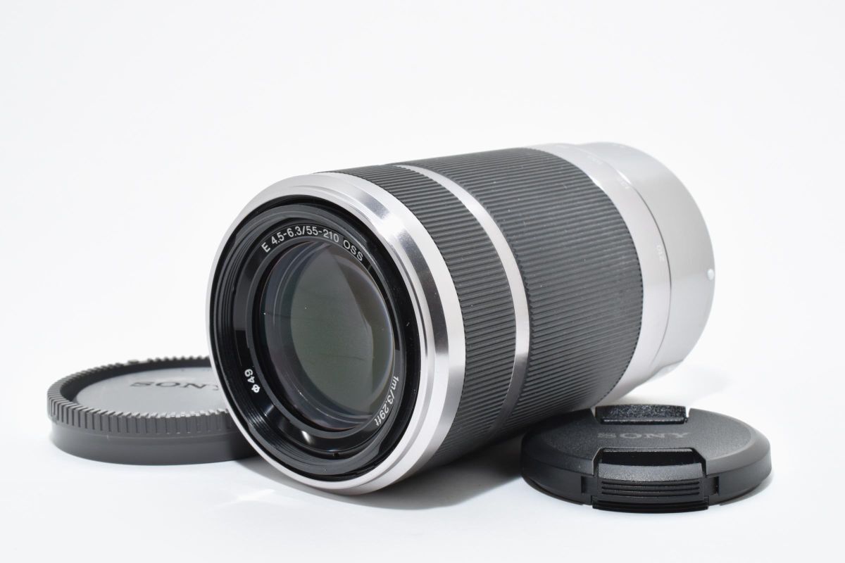 【動作好調】 Sony ソニー E 55-210mm F4.5-6.3 OSS レンズ デジタル一眼カメラ #144-3