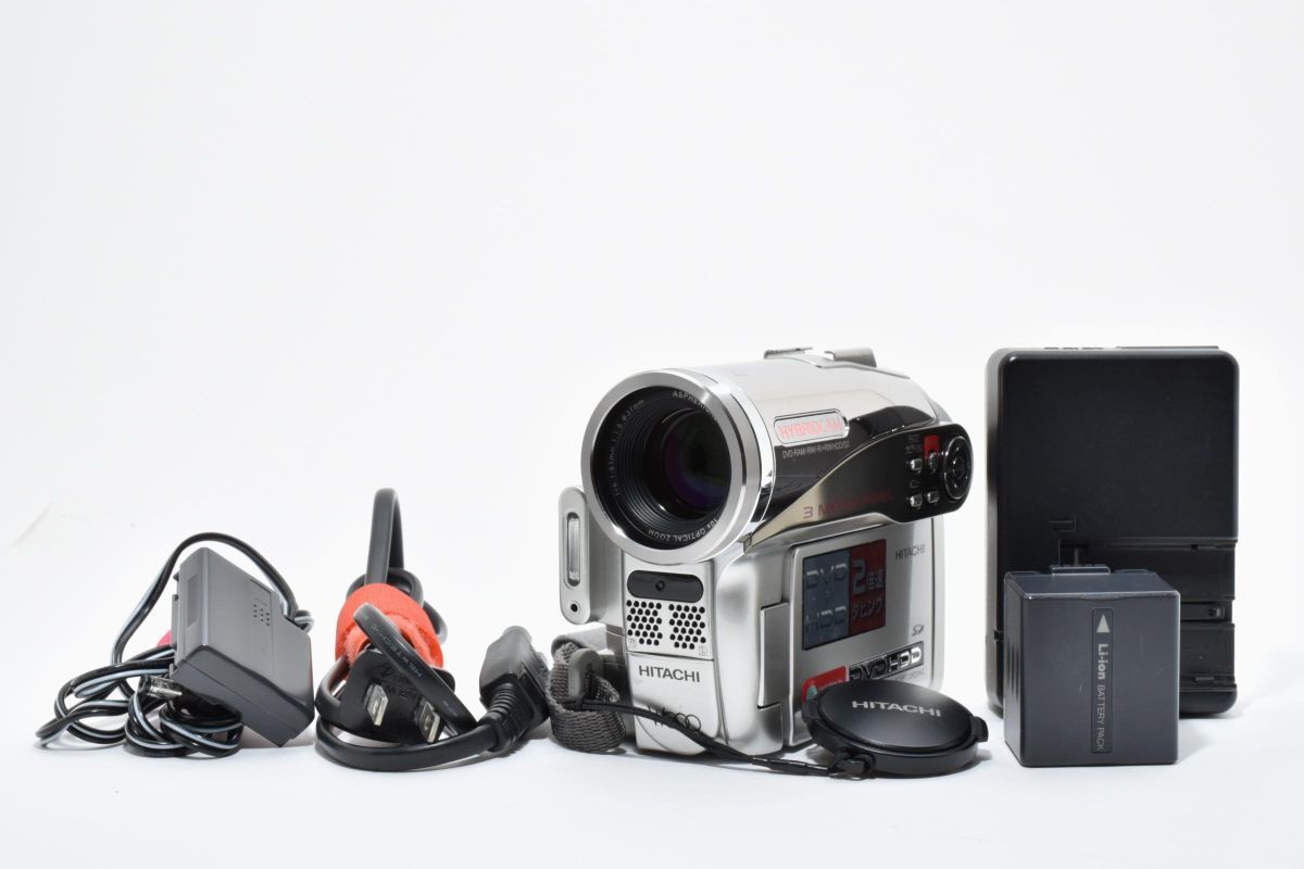 【希少】 HITACHI ヒタチ DZ-HS403 デジタルビデオカメラ DVD HDD ハンディカム #B43