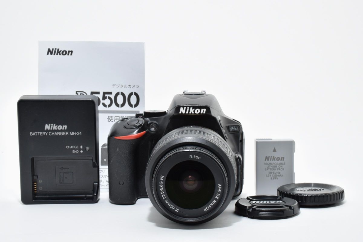 【大人気】 Nikon ニコン D5500 レンズキット デジタル一眼カメラ #B56