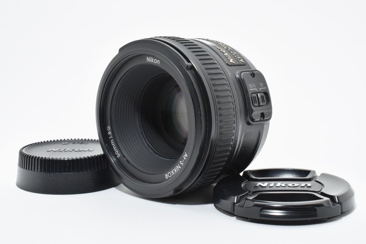 【動作好調】 Nikon ニコン AF-S NIKKOR 50mm 1.8G レンズ デジタル一眼レフカメラ #200-8
