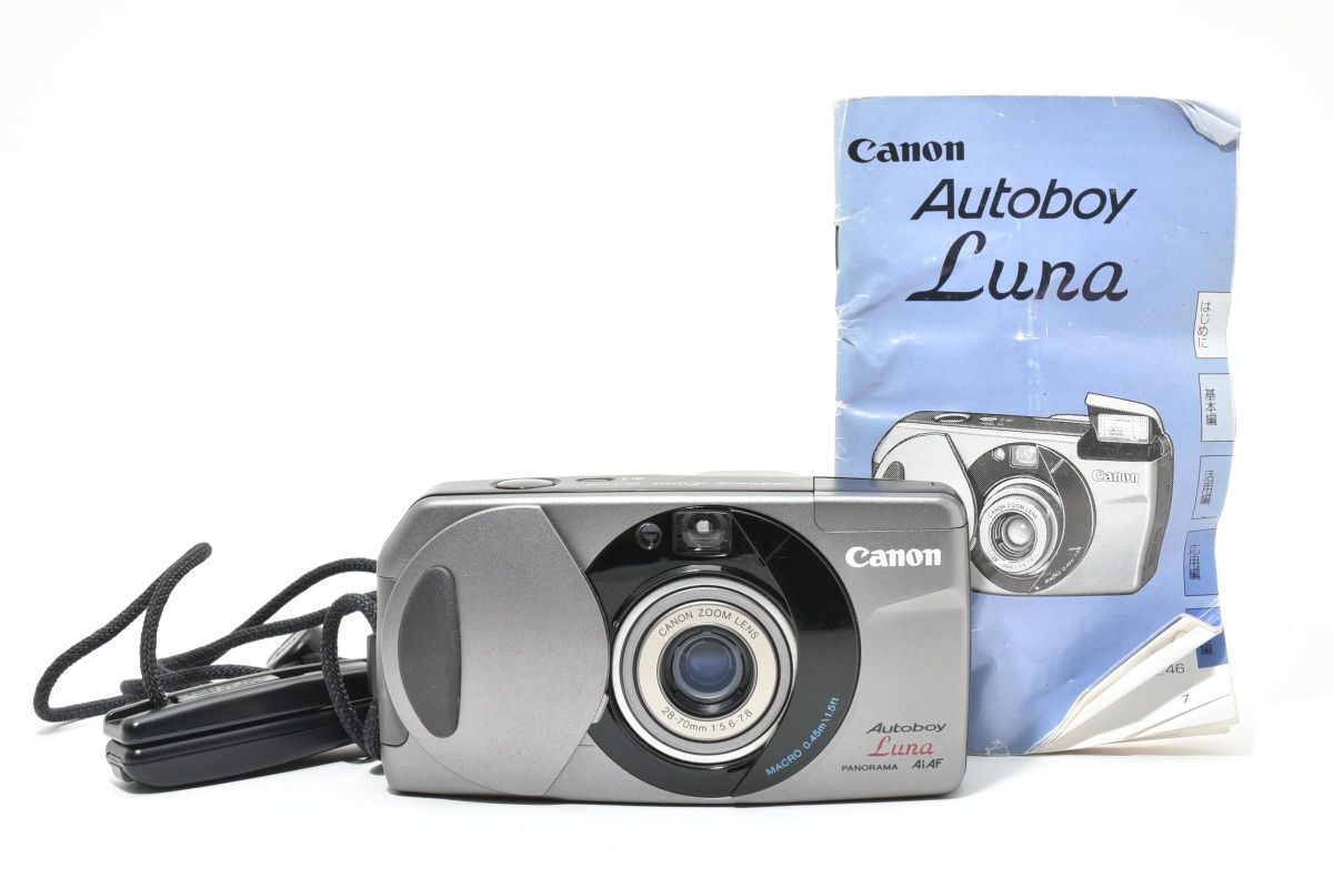 【希少】Canon キャノン Autoboy Luna コンパクト フィルムカメラ オートボーイ #47-6