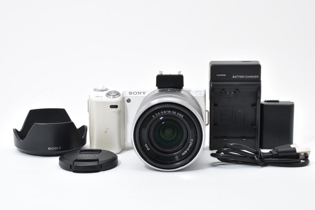 【大人気】 SONY ソニー α NEX-5N レンズセット ミラーレス一眼カメラ #44-9