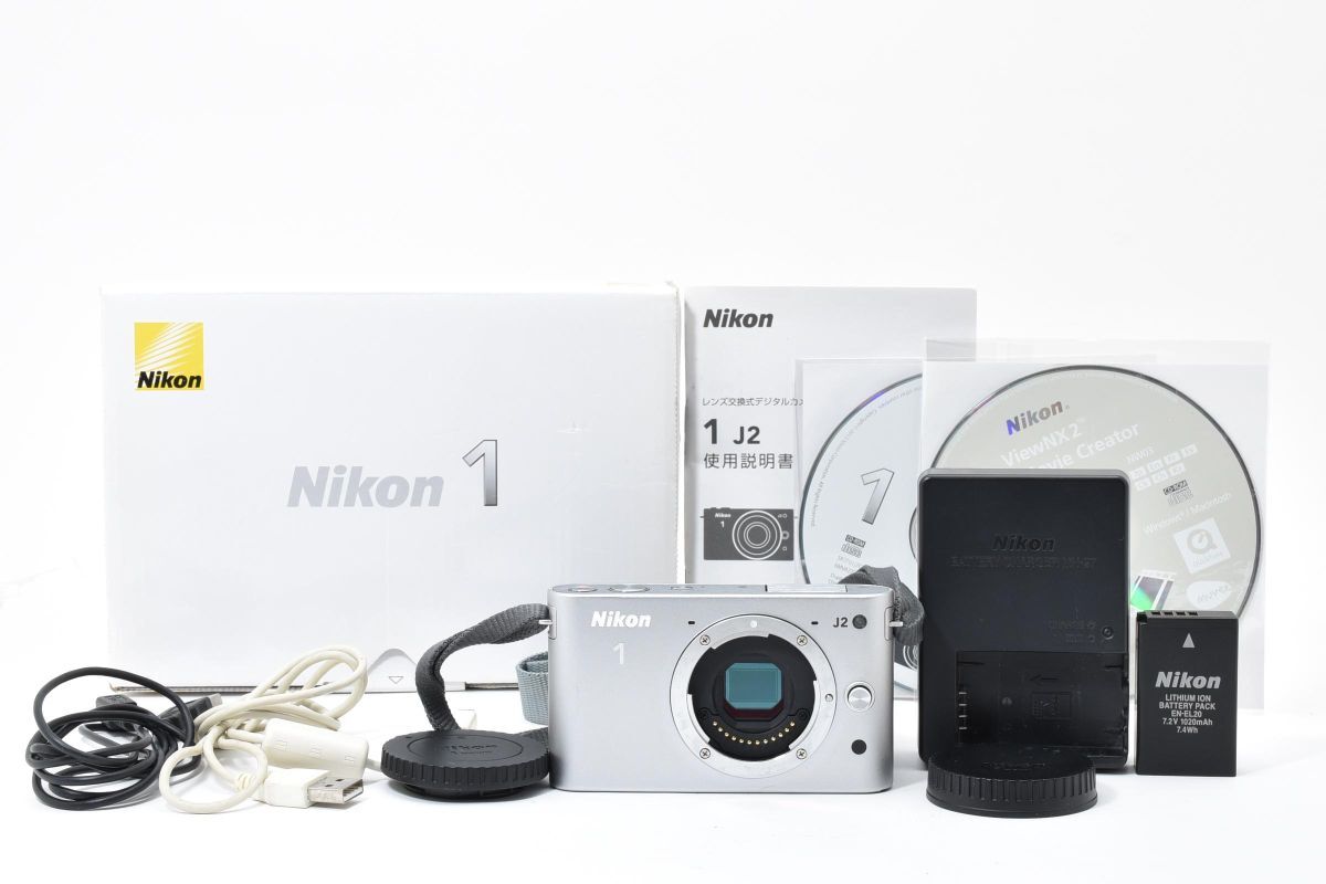 【箱付き】 Nikon ニコン 1 J2 ボディ ミラーレス一眼カメラ #6-2