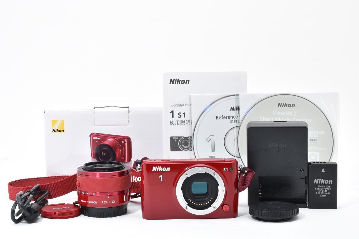 【箱付き】 Nikon ニコン 1 S1 レンズキット ミラーレス一眼カメラ #54-10