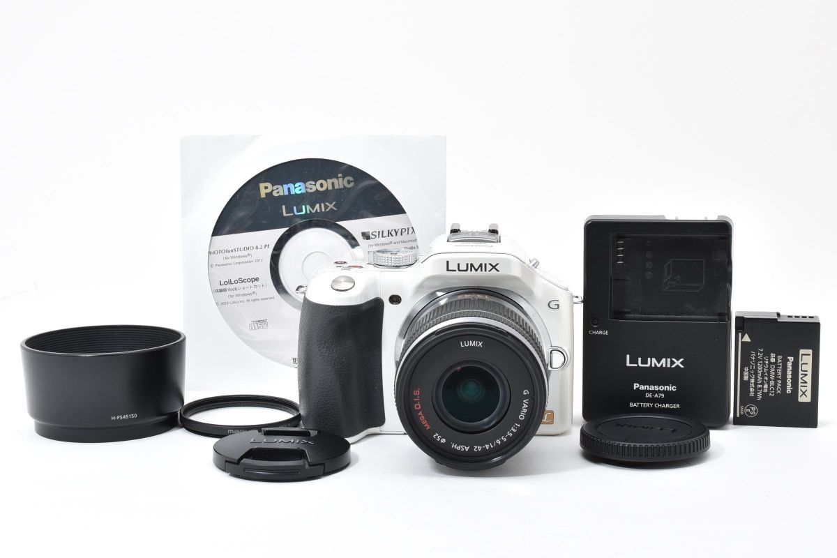 【大人気】 Panasonic パナソニック LUMIX DMC-G5 レンズキット ミラーレス一眼カメラ　 #100-10