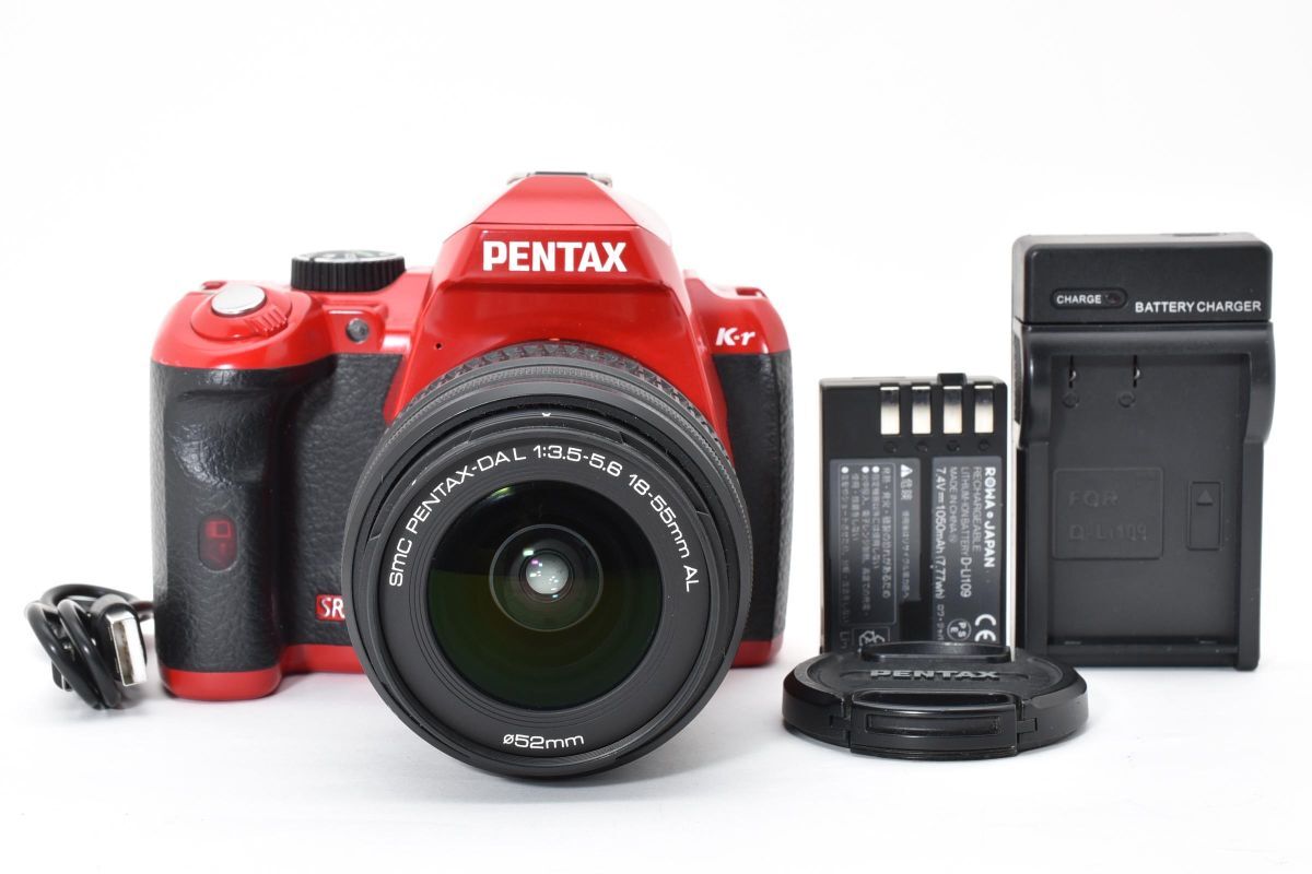 【大人気】 PENTAX ペンタックス K-r レッド レンズセット デジタル一眼レフカメラ #4113