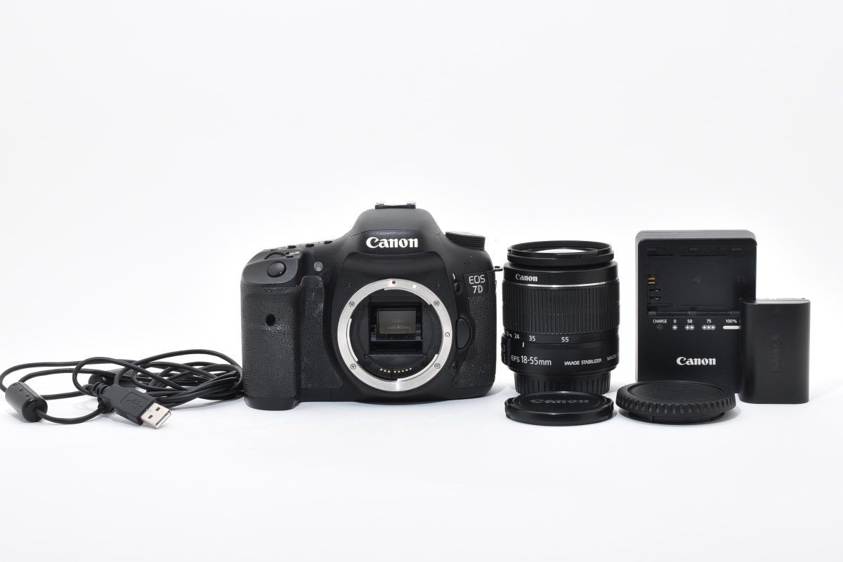【動作好調】 Canon キャノン EOS 7D レンズセット デジタル一眼レフカメラ #4231