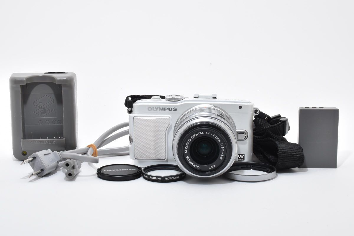 【大人気】 OLYMPUS オリンパス PEN Lite E-PL6 レンズキット ミラーレス一眼カメラ #55-6